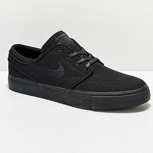Nike SB Janoski Black Canvas Skate Shoes